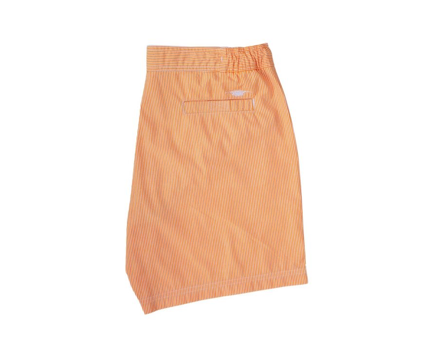 Short de bain homme rayé Orange - BRENTAN