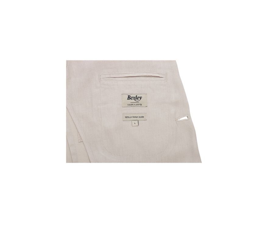 Blazer lin homme Beige Clair - LUBIN