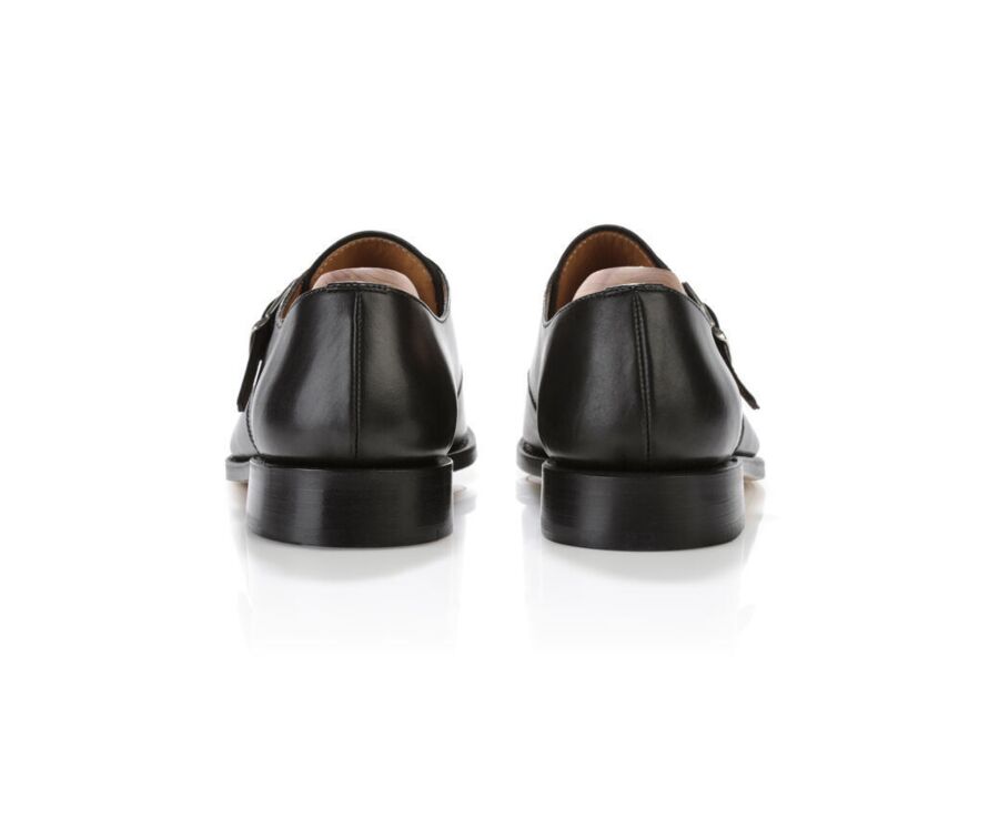 Chaussures cuir homme avec boucle Noir - BLOOMINGDALE SILVER PATIN
