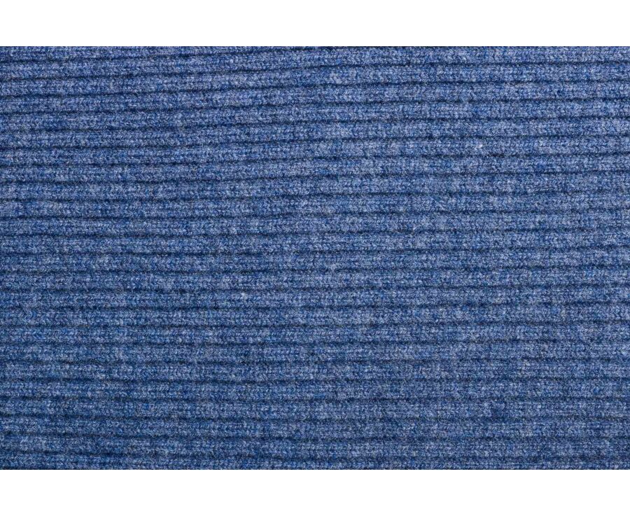 Écharpe homme bleu foncé chiné en lambswool