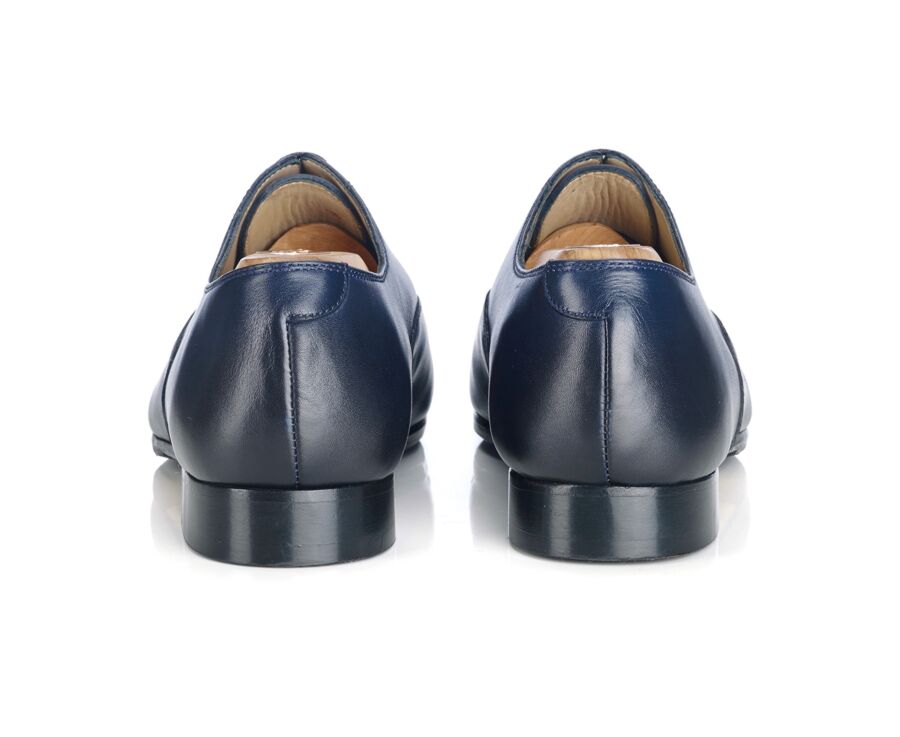 Richelieu homme Marine - semelle cuir avec patin - LENNOX PATIN