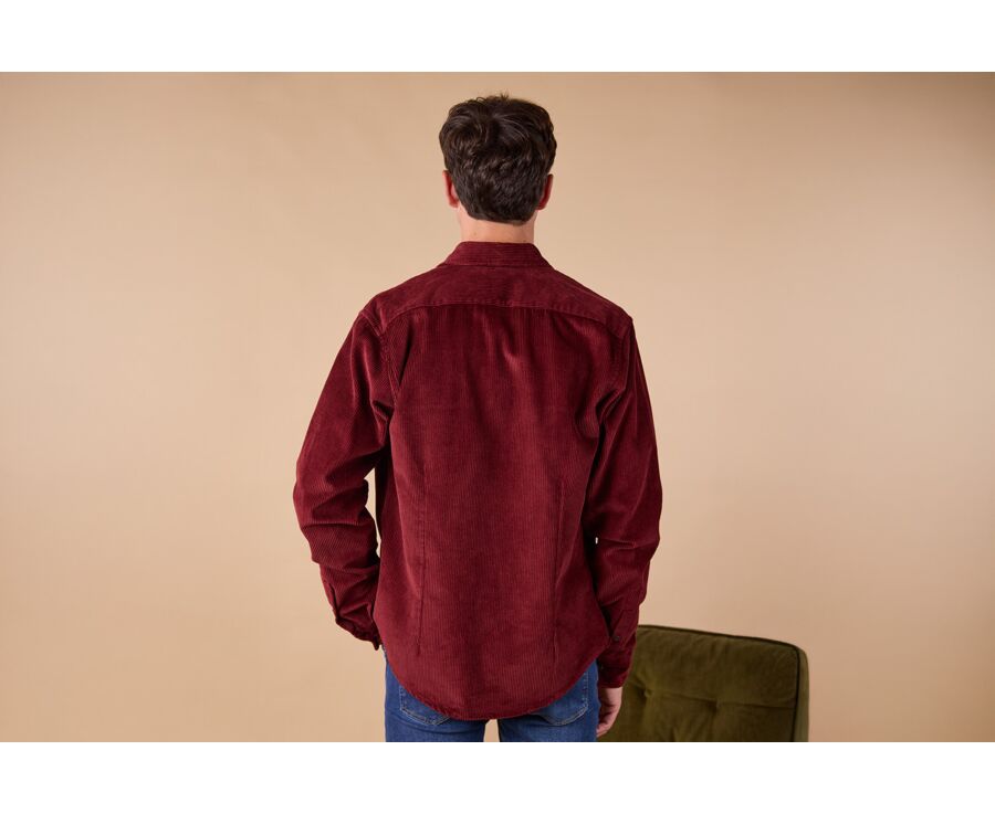 Surchemise en velours - Bordeaux - VICTORIN