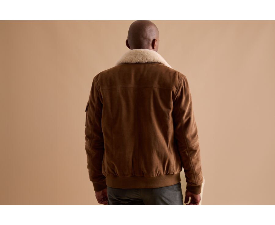Blouson aviateur homme Havane - EVERETT II