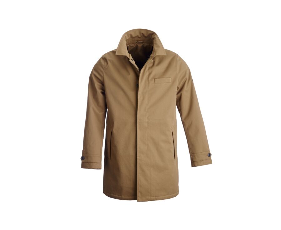 Trench matelassé homme Marron  - AURESTILDE