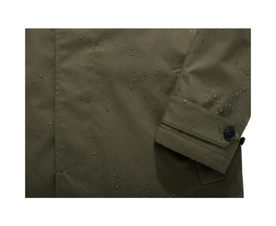 Trench matelassé homme Vert foncé  - AURESTILDE