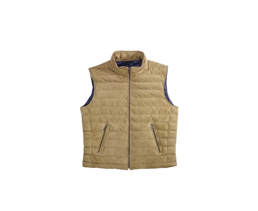 Blouson en cuir sans manches Chamois homme - NIKLAS