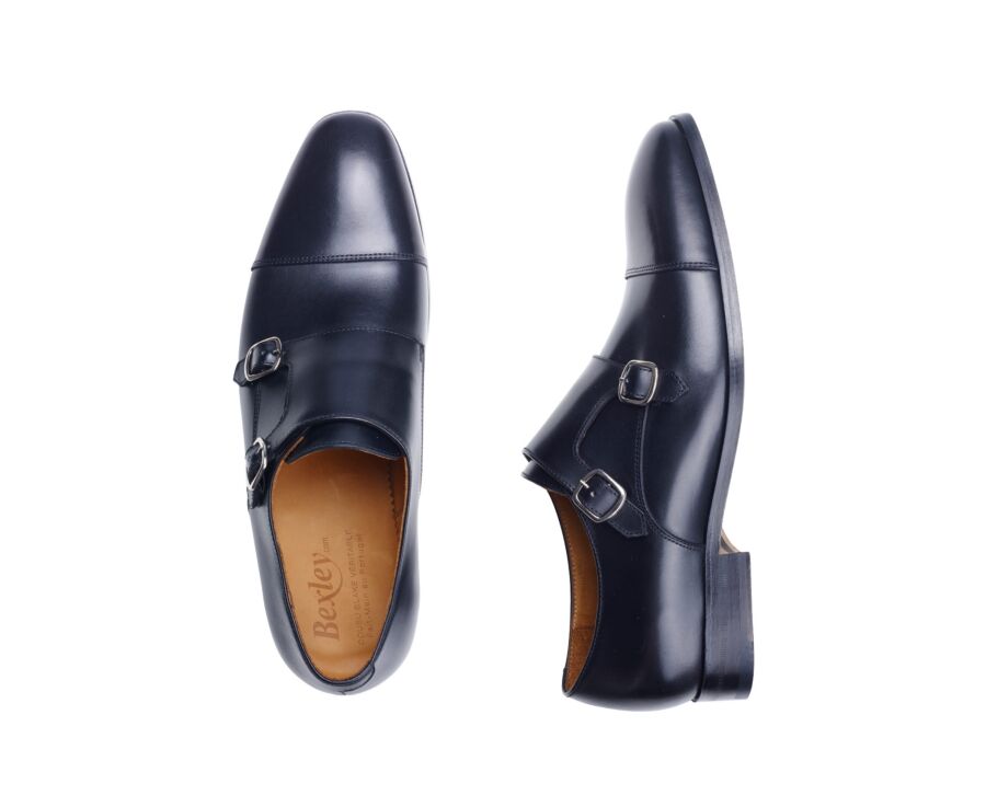 Chaussures homme double boucle Noir - CHEDINGTON