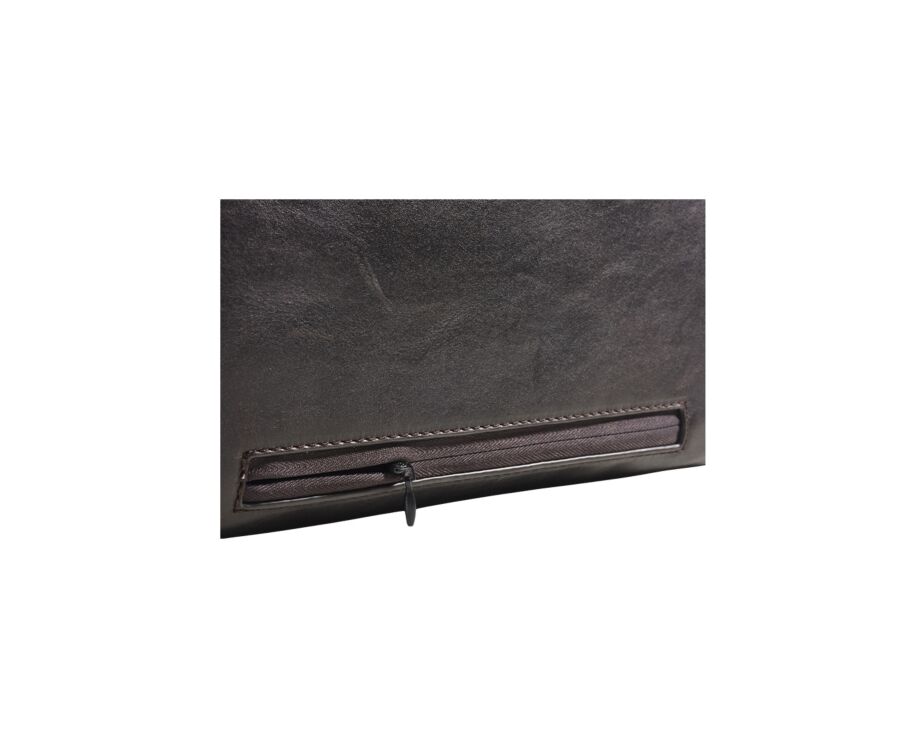 Cartable en cuir Chocolat Foncé - HARWINTON