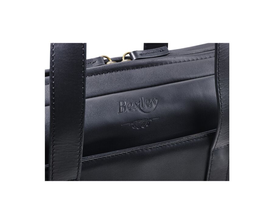 Cartable en cuir Noir - HARWINTON