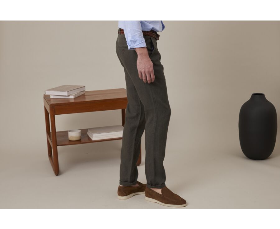 Pantalon chino homme Olive foncé - KYLSON