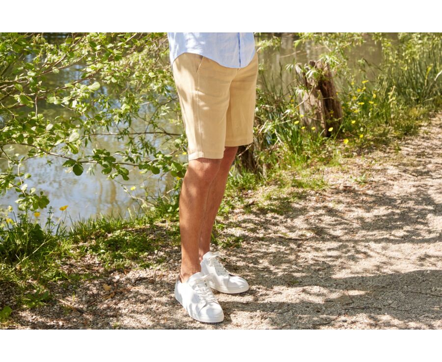 Bermuda lin Beige  - BORYS