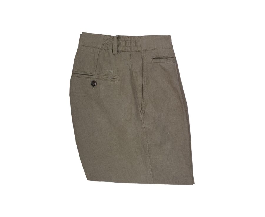 Bermuda lin Taupe - BORYS