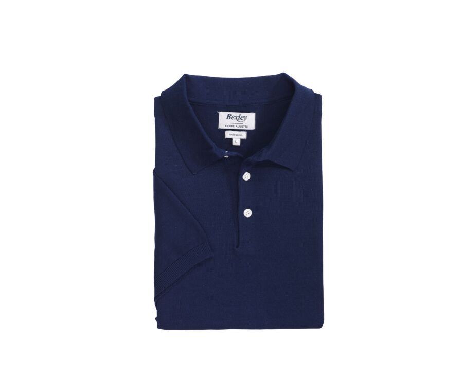 Polo homme marine - BRAIDEN