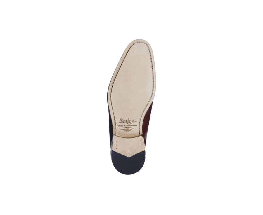 Richelieu homme Marron semelle cuir - CORBY