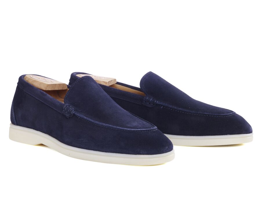Mocassin homme - Velours Marine - MANASOTA III