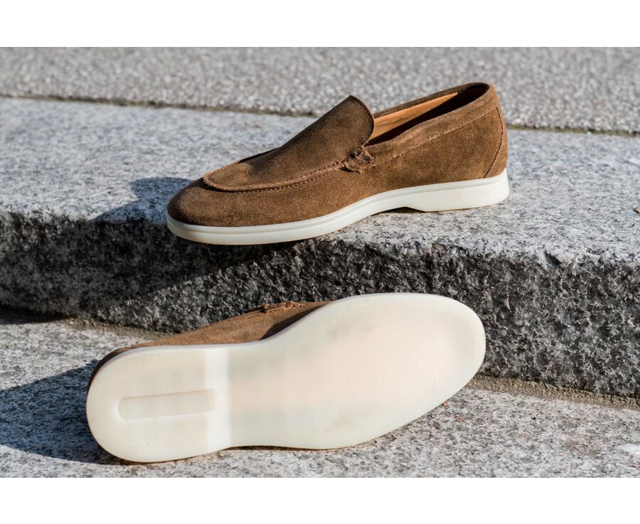 Mocassin homme - Velours Chamois - MANASOTA III
