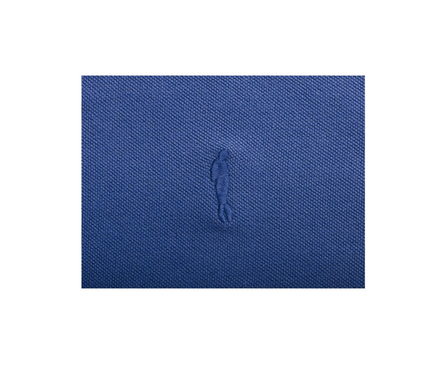 Polo manches longues homme Bleu Royal - ALEC II ML