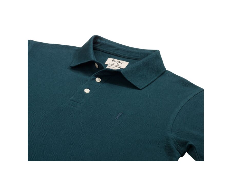Polo manches longues homme - Vert Foncé - ALEC II ML