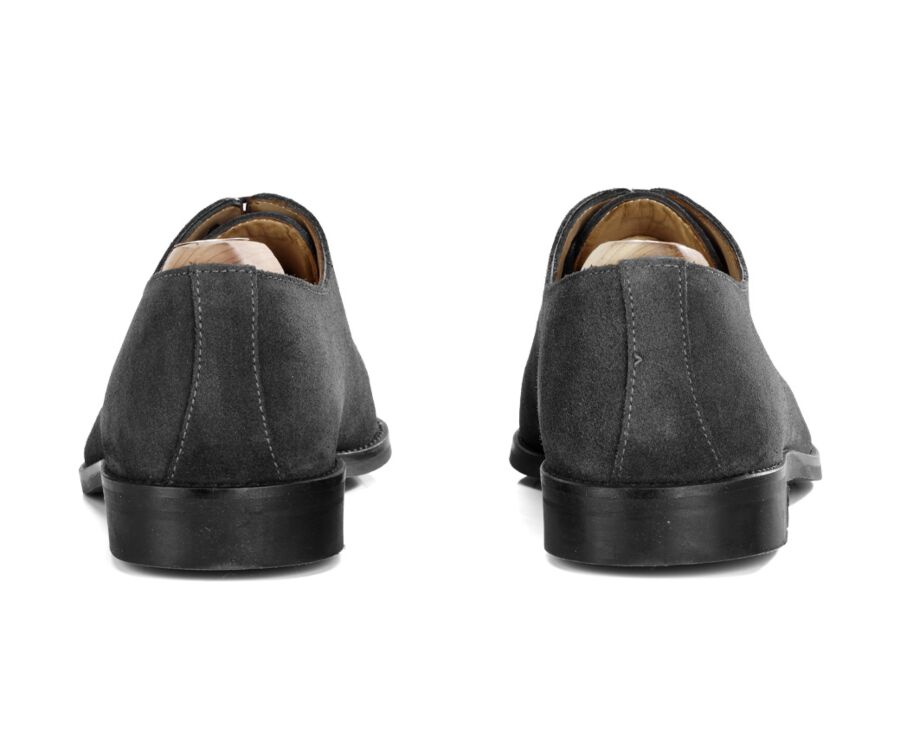 Richelieu Velours Noir semelle gomme - PETER GOMME VILLE