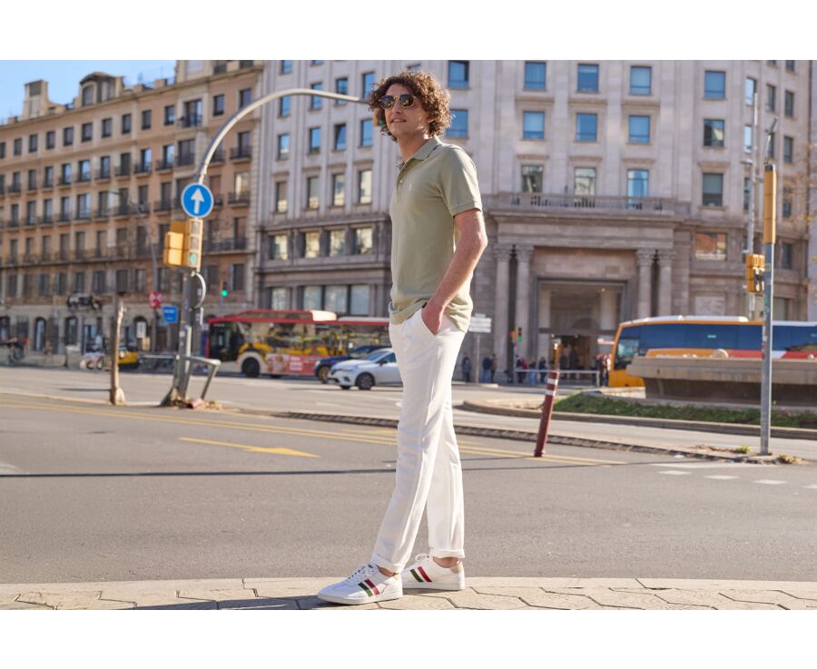 Polo homme Vert Tilleuil - ADGER