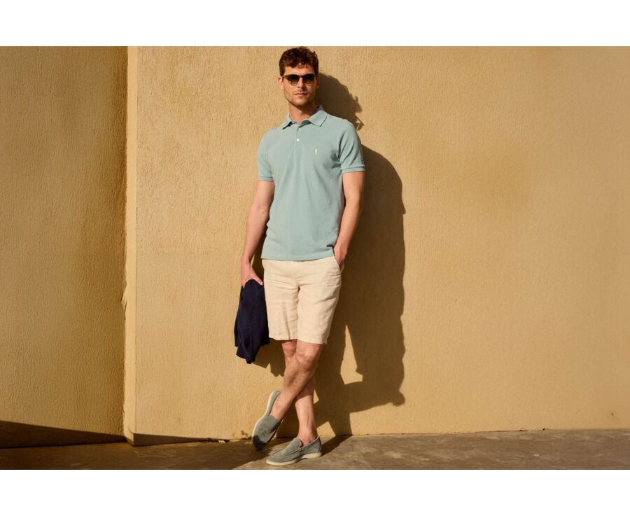 Polo homme Vert d'eau - ADGER