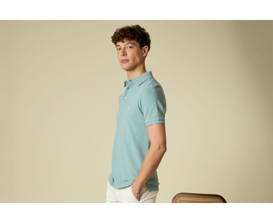 Polo homme Vert d'eau - ADGER