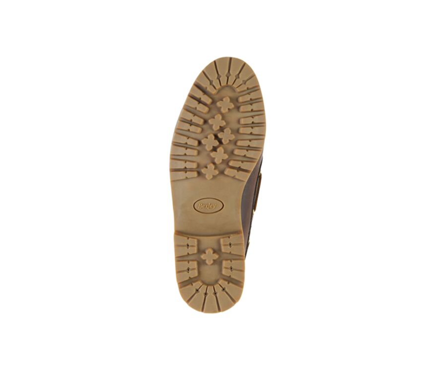 Chaussures bateau homme cuir Marron Foncé - BOCA RATON II