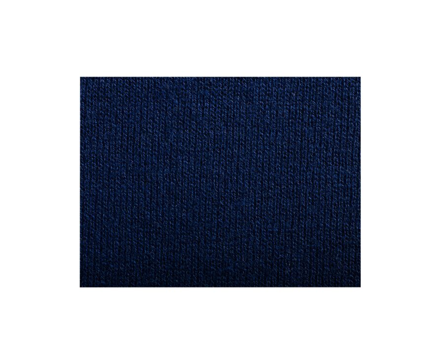 Pull homme coton-bio/lin col rond Navy Denim - CLINDMIR