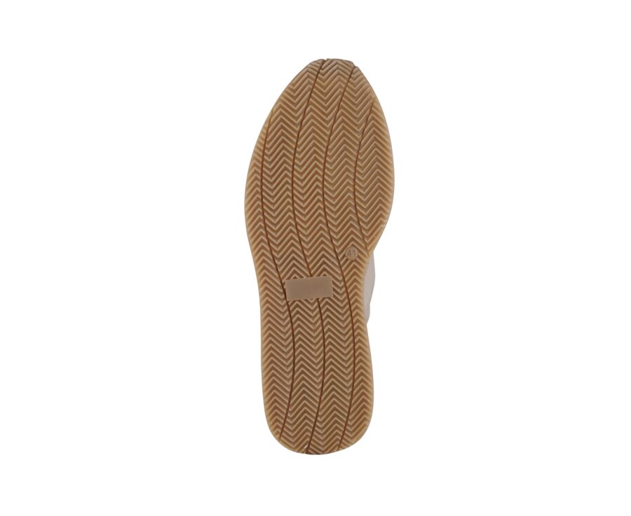 Sneakers homme - Chataigne Patiné et Beige - NIRRANDA II