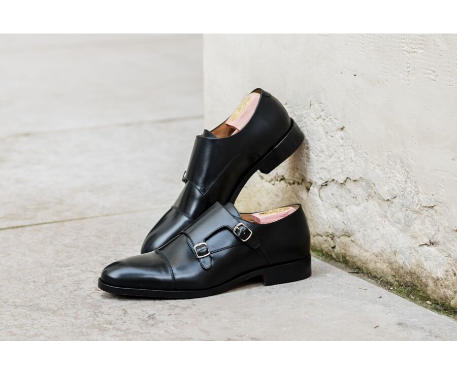 Chaussures cuir homme avec boucle Noir - GREYDALE PATIN