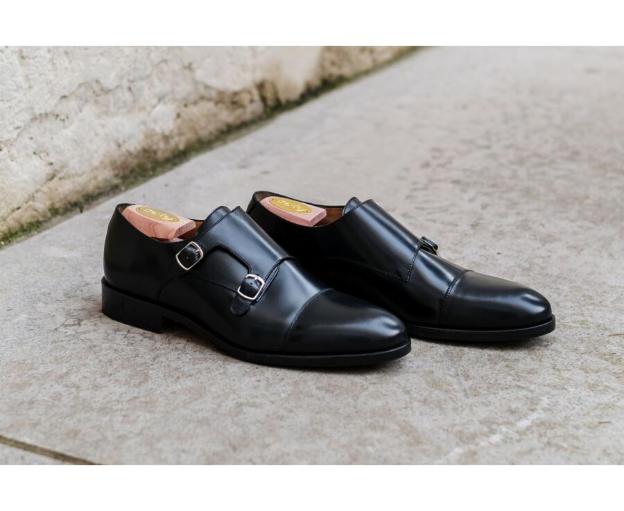 Chaussures cuir homme avec boucle Noir - GREYDALE PATIN
