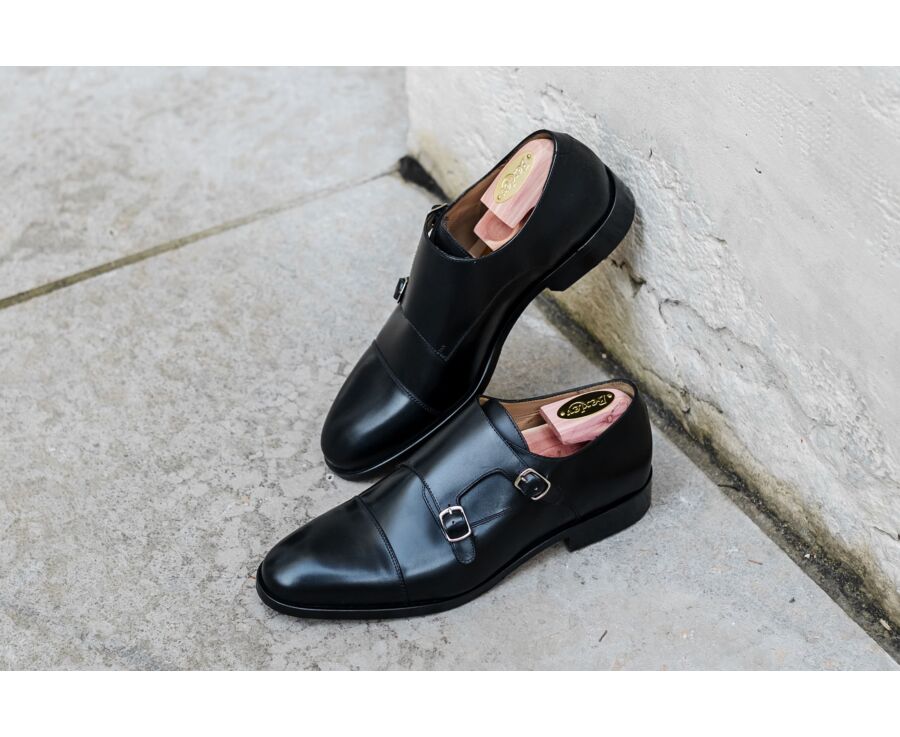 Chaussures cuir homme avec boucle Noir - GREYDALE PATIN