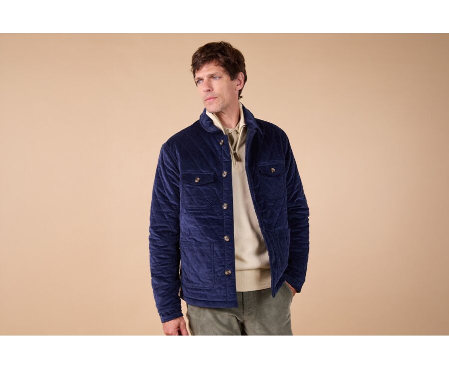 Veste Matelassée en Navy - FILIBERT