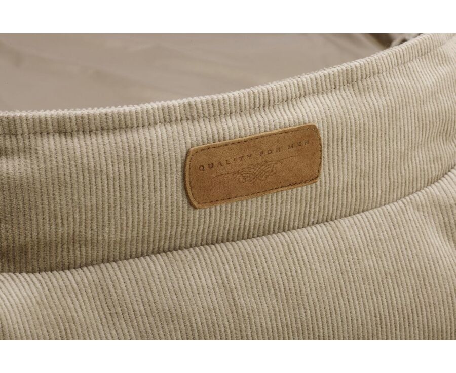 Doudoune en velours pour homme - Velours Olive Clair - HILMAR