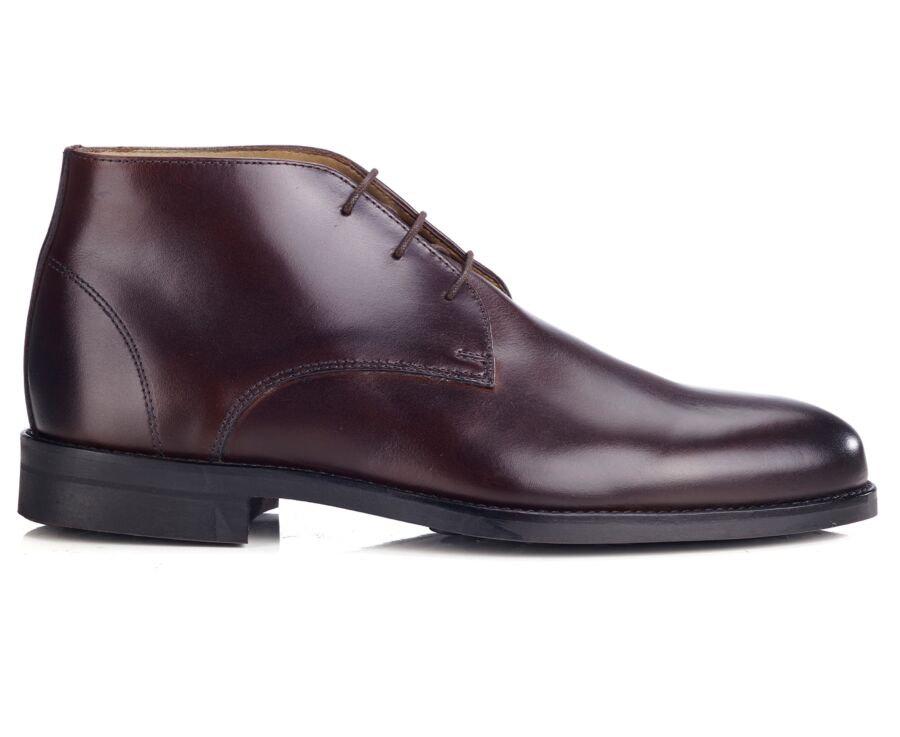 Low boots cuir homme Chocolat - WATFORD II GOMME CITY