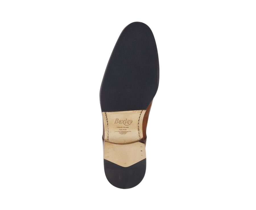 Derbies homme Cognac Patiné - MAYWELL PATIN