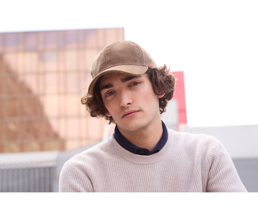 Casquette homme Velours Kaki - BRADWELL II