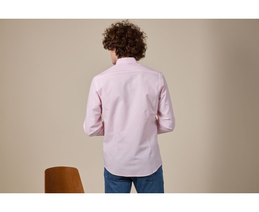 Chemise Oxford homme Rose Pâle - Col américain - BRADFORD II
