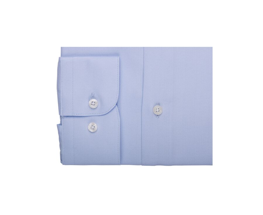 Chemise homme Bleu pale  - Col français - LUDIVIEN CLASSIC