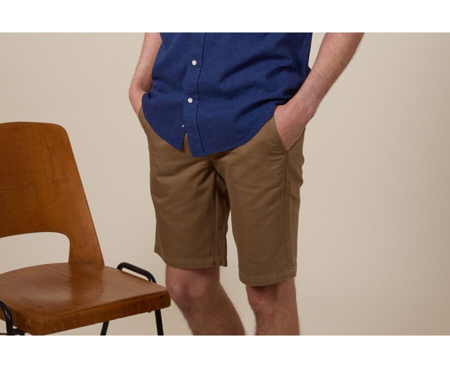Bermuda homme Camel - BRASEY