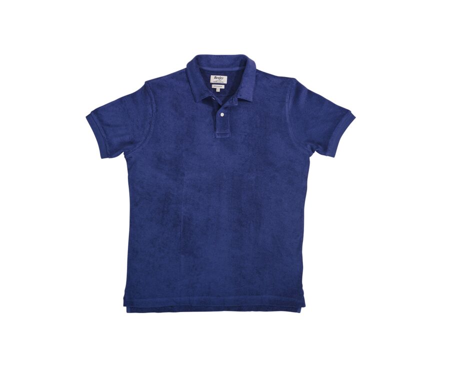 Polo homme Indigo - Finition lavée - ANDRIAN II
