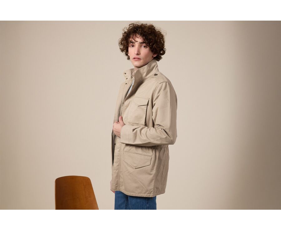 Veste de combat Beige - Coupe Ajustée - RUFINIEN