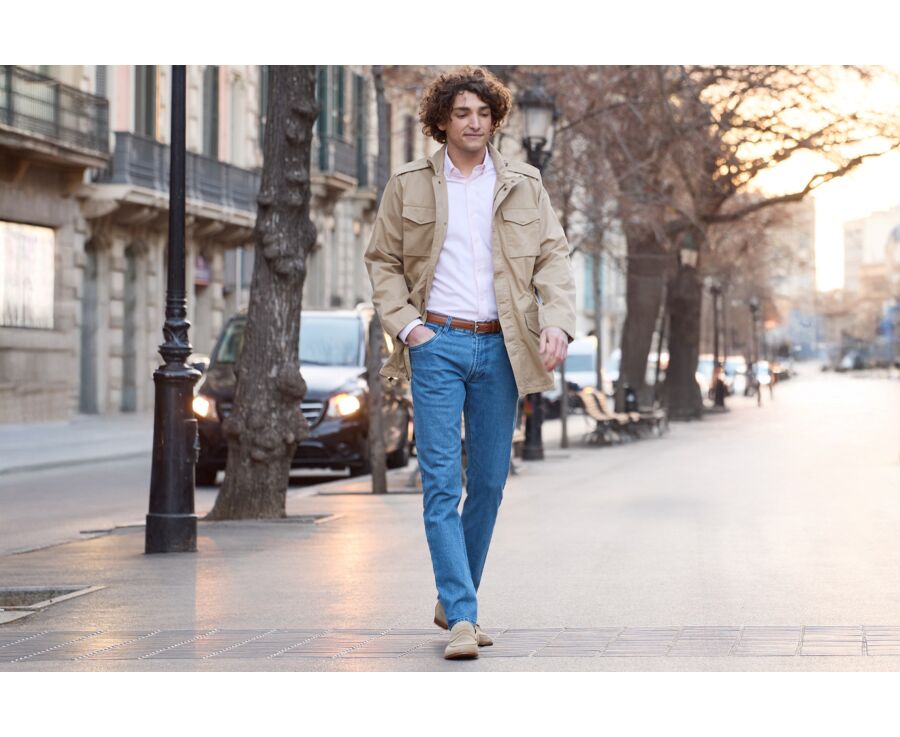 Veste de combat Beige - Coupe Ajustée - RUFINIEN