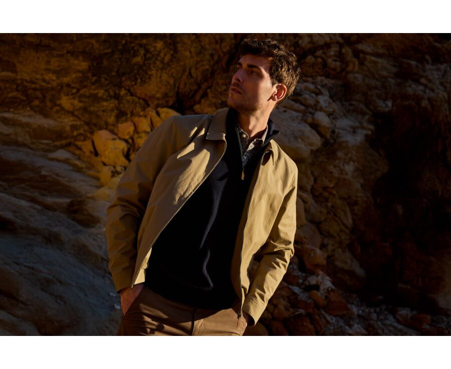 Blouson déperlant homme mi-saison Beige Foncé - ORLAND