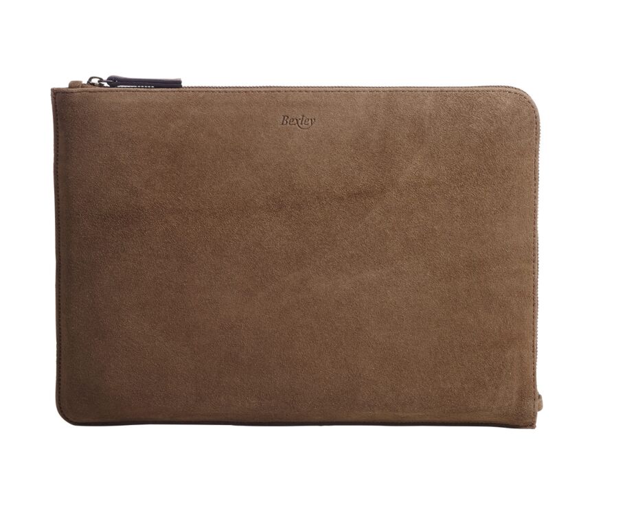 Pochette ordinateur Velours Havane - HERRINGTON