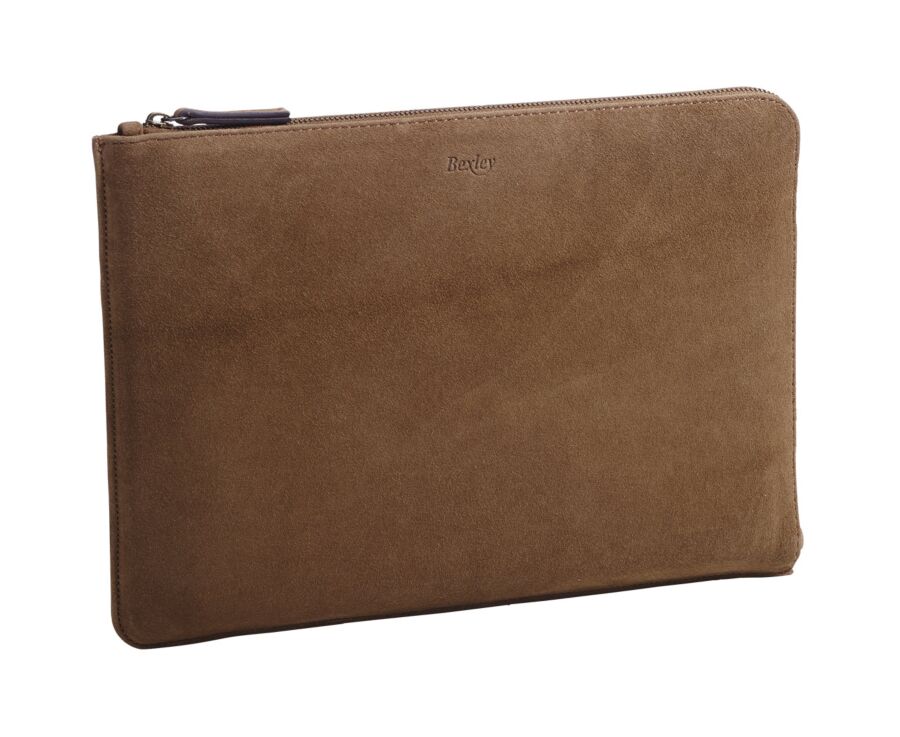 Pochette ordinateur Velours Havane - HERRINGTON