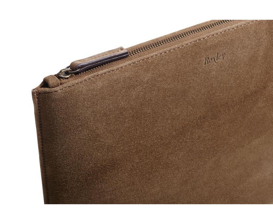 Pochette ordinateur Velours Havane - HERRINGTON