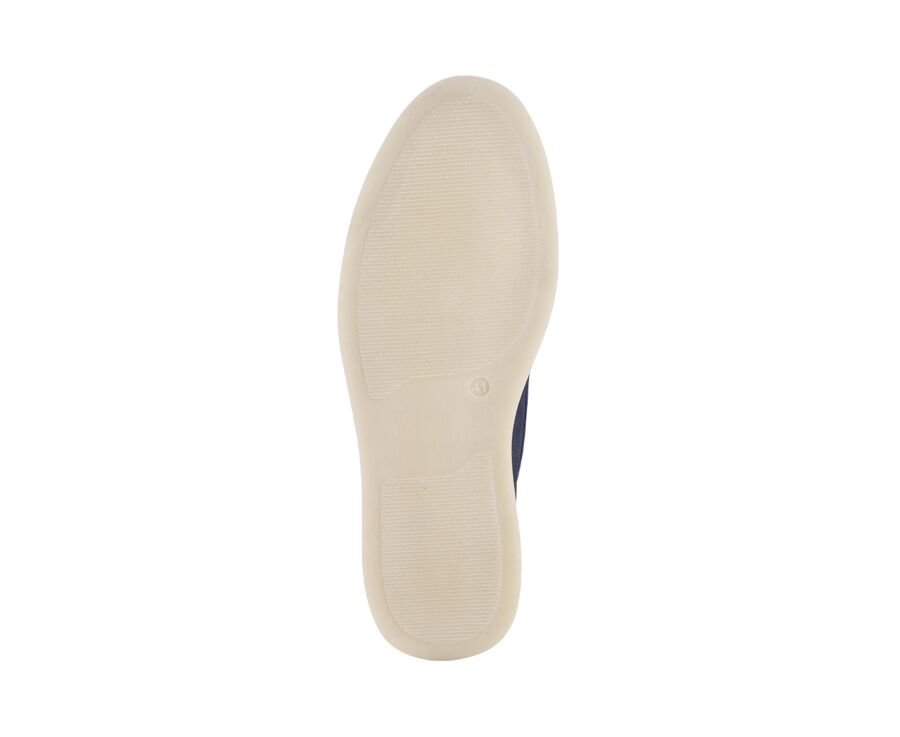 Mocassin homme Nubuck Marine - BOKEELA