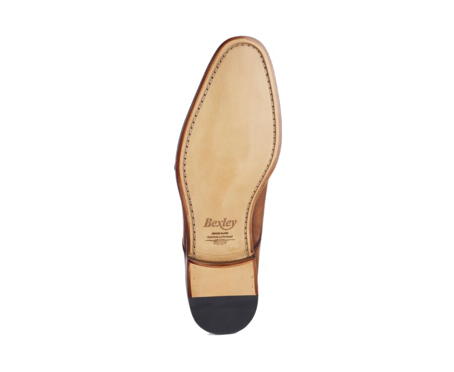 Chaussures pour homme Gold Patiné - Double Boucle - LANGFORD