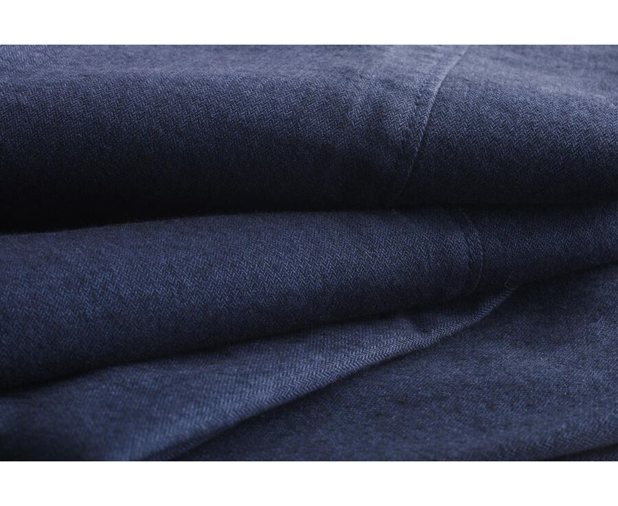 Pantalon chino homme à chevrons navy - JORDEN II